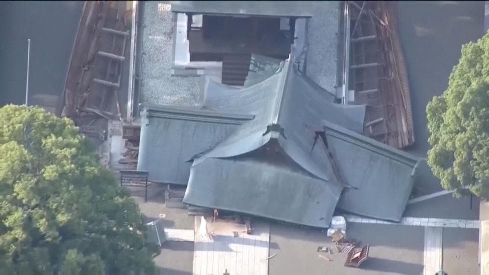 Watch: The moment quake hit Japan